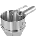 Miniatyrbillede 3 af 6: Dispenser til flødesaucer, rustfrit stål, dyse dia. 8 mm 1,2 l