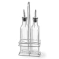 Miniatyrbillede 1 af 2: Bordsæt flasker med kurv til olivenolie og vineddike 2 x 237ml - Hendi 460245