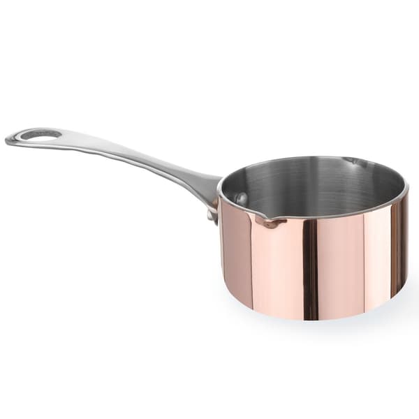 Miniatyrkastrull med pip, koppar, diameter 75x(H)40mm Hendi 607022