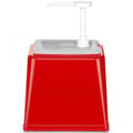 Miniatyrbild 4 av 5: Ketchupsåsdispenser med pump 2,5 l röd - Hendi 203521