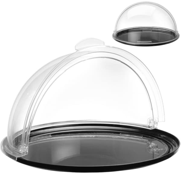 Rund buffet udstillingsbakke med rolltop dæksel, dia. 215 mm - Hendi 203552