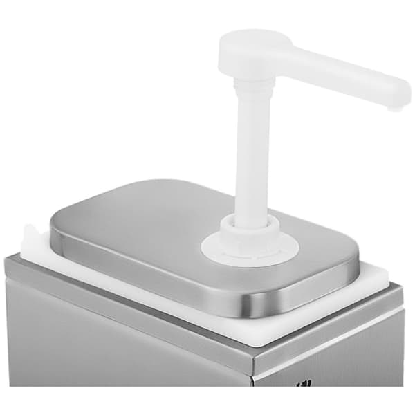 Såsdispenser med rostfri pump, 2 l