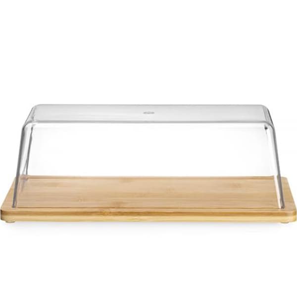 Bambus udstillingsbakke til buffet med låg 320 x 160 x 110 mm - Hendi 523841