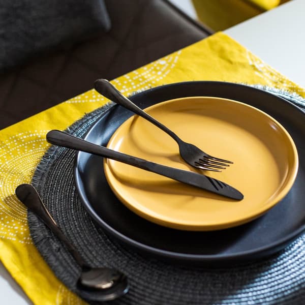 Bestickset | ABELE | svart | 16 st | 951927