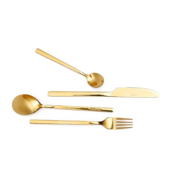 Ruokailuvälinesarja | APERI | kultainen | 24 kpl | 954478