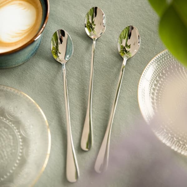 Ställ in | STILO | silver latteskedar | 3 st | 821528