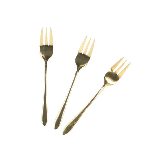 Sæt gafler | STILO | dessert zloty | 3 stk | 821542