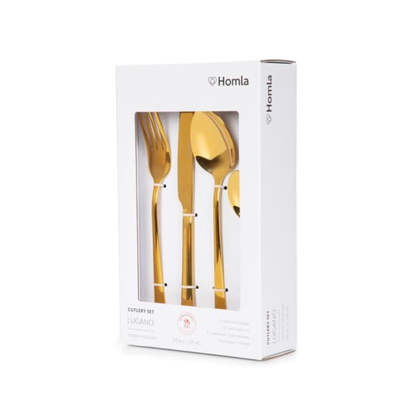 Bestickset | B2LUGANO | zloty | 24 st | 854267