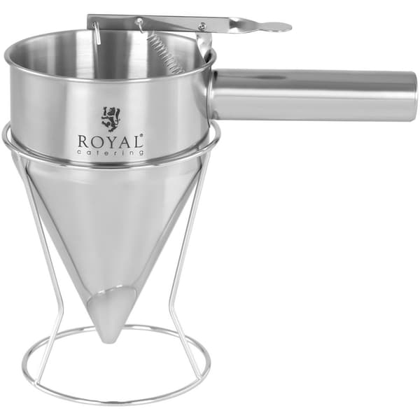 Dispenser för gräddsåser, rostfritt stål, munstycke dia. 8 mm 1,2 l