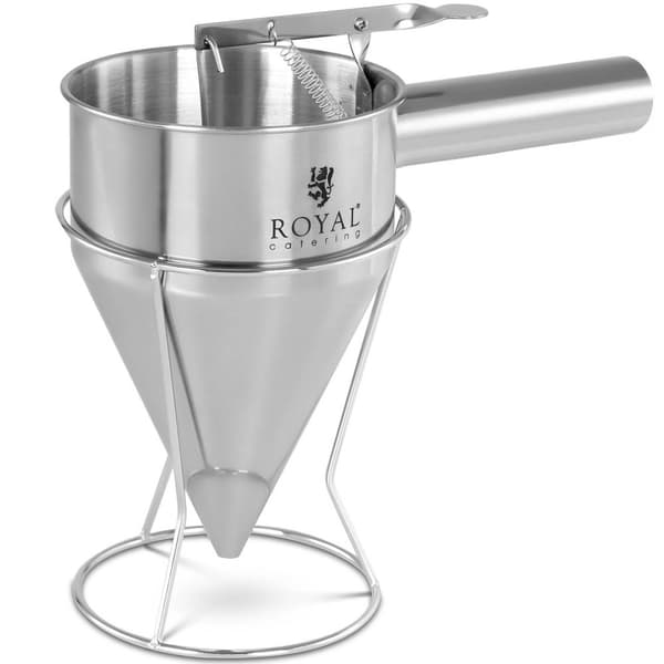 Dispenser för gräddsåser, rostfritt stål, munstycke dia. 8 mm 1,2 l