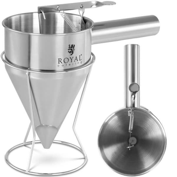 Dispenser för gräddsåser, rostfritt stål, munstycke dia. 8 mm 1,2 l