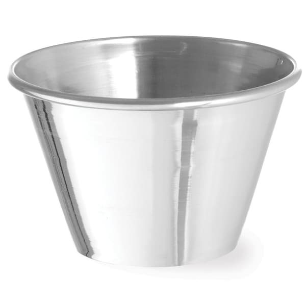 Ramekin-kulho, astia kastikkeille ja dippeille, ruostumaton teräs, halkaisija. 73 mm 12 kpl 115 ml - Hendi 400036