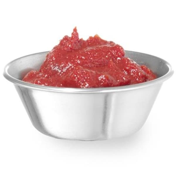 Ramekin-kulho, astia kastikkeille ja dippeille, ruostumaton teräs, halkaisija. 62 mm 12 kpl 45 ml - Hendi 400012