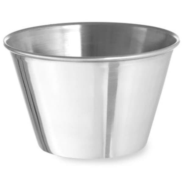Ramekin skål, fad til saucer og dips, rustfrit stål, diameter. 93 mm 12 stk 230 ml - Hendi 400050