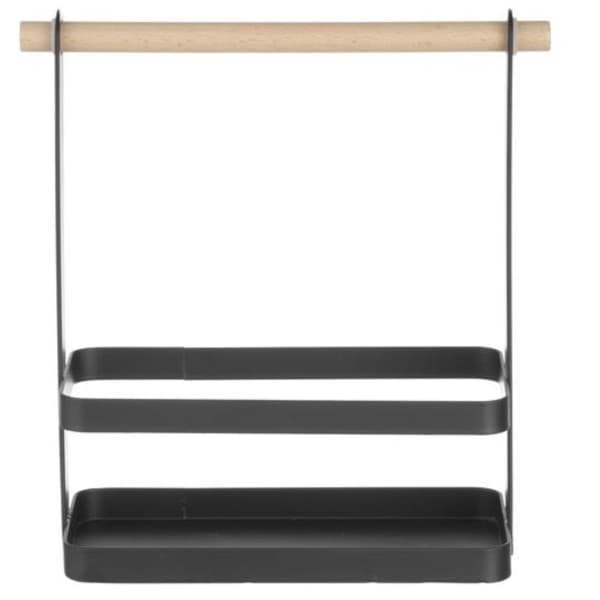 Järjestäjäpöytäkori mausteille puisella kahvalla 23x10x24 cm - Hendi 427040