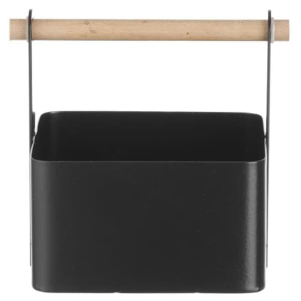 Järjestäjäpöytäkori mausteille puisella kahvalla 17x13x16 cm - Hendi 427057