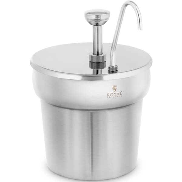 Ketsuppikastike-annostelija pumpulla, terästä, 6,6 l