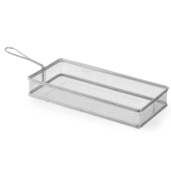 Minikurv til stegte snacks, rustfrit stål 275x130x45mm - Hendi 426456