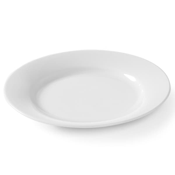 Lautas OPTIMA lautaset, valkoista posliinia, halkaisija. 160mm sarja 12 kpl. - Hendi 770849