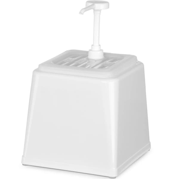 Majonnässåsdispenser med pump 2,5 l vit - Hendi 203545