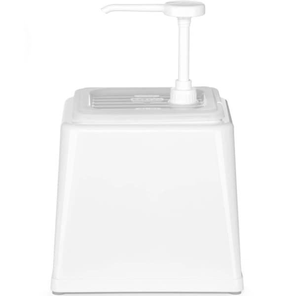 Majonnässåsdispenser med pump 2,5 l vit - Hendi 203545