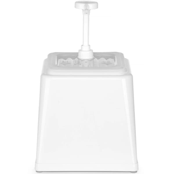 Majonnässåsdispenser med pump 2,5 l vit - Hendi 203545
