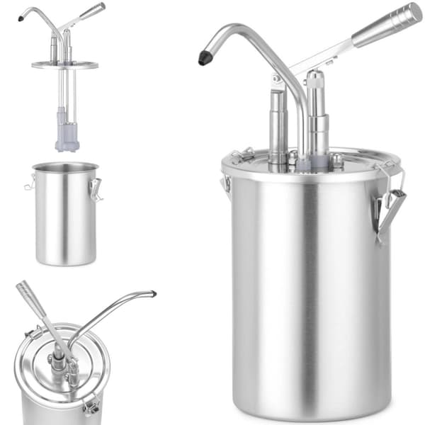 Kastikeastia annostelijalla STEEL 4,5 l - Hendi 558102