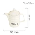 Miniatyrbild 2 av 2: Tekanna Perla 600 ml (4 st)
