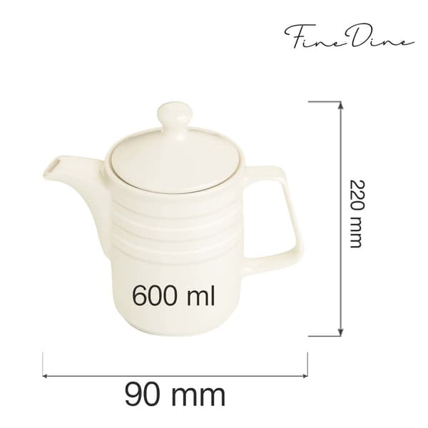 Tekanna Perla 600 ml (4 st)