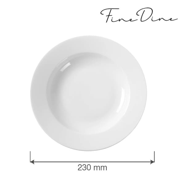 Djup tallrik Bianco 230 mm (6 st)