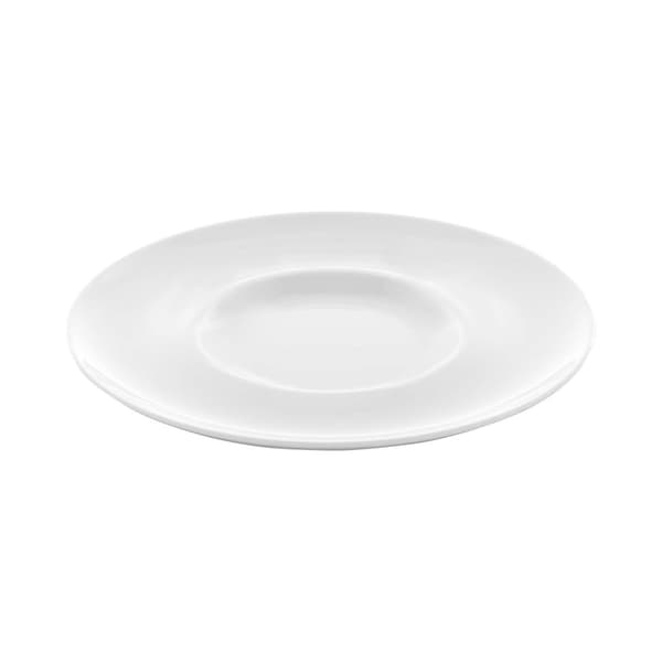 Tallrik med bred kant Bianco 310 mm (6 st)