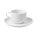 Miniatyrbild 1 av 2: Staplingsbar kopp med fat Bianco 90 ml (6 st)