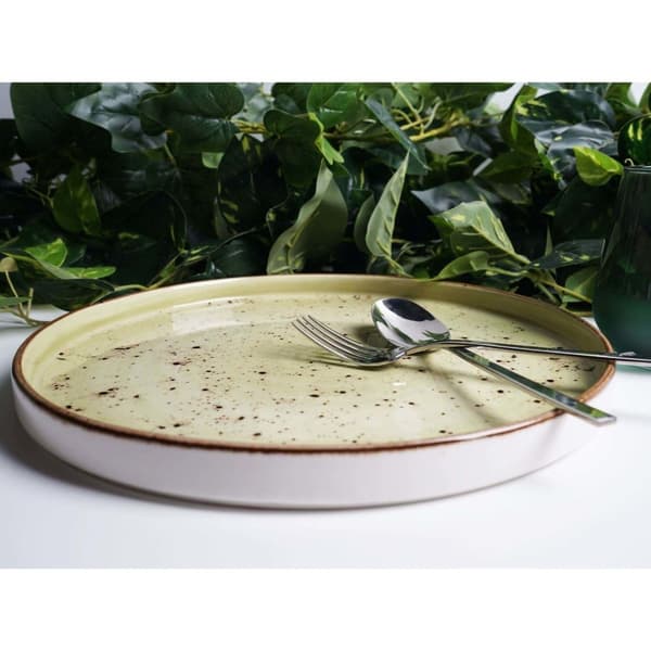 Tallrik med hög kant Olive 270 mm (4 st)