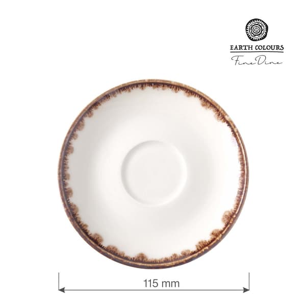 Underkop til espressokop Vanilje 115 mm (4 stk)