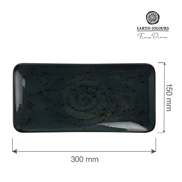 Rektangulär tallrik Arando 300x150 mm (4 st)