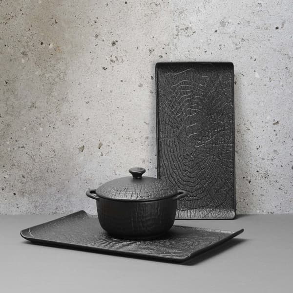 Rektangulär tallrik Crust 335x205 mm (4 st)
