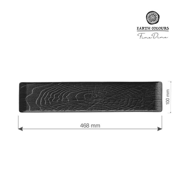 Rektangulær serveringsfadskorpe 468x100 mm (4 stk)