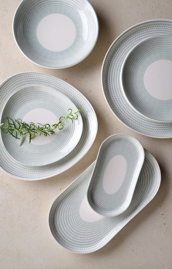 Oval plade Verde 300x160 mm (4 stk)