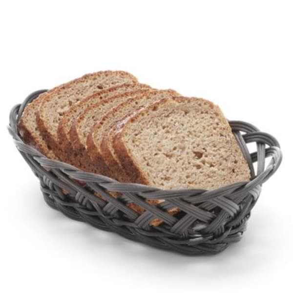 Korgbehållare för frukt och grönsaker, flätad, oval, 225x130x55 mm - Hendi 426234