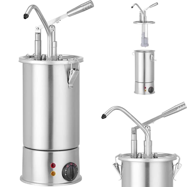 Saucevarmer med pumpedispenser 3 l 900 W - Hendi 558126