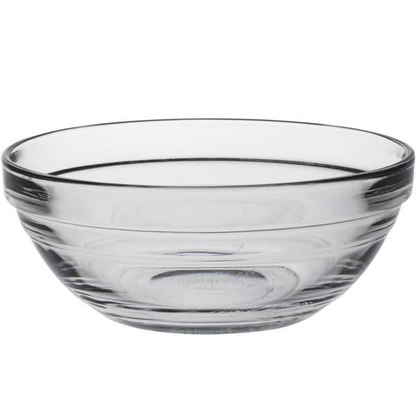 GIGOGNE transparent salladsskål 310 ml - set om 6