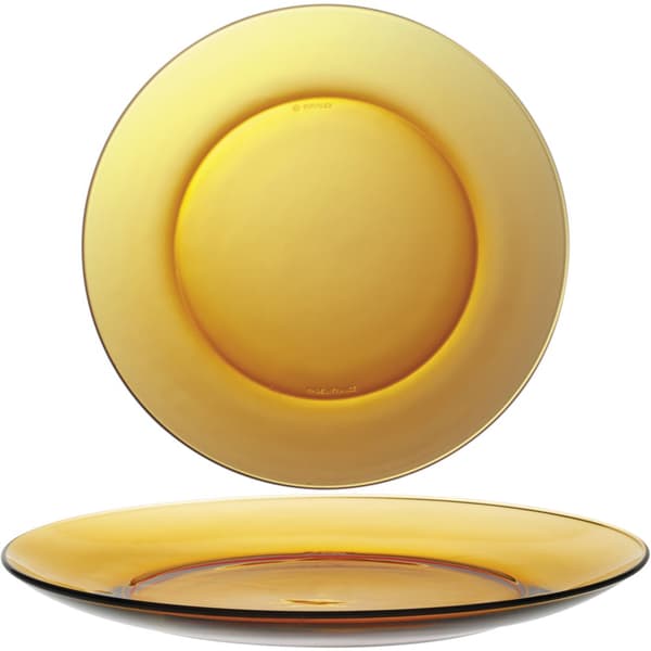 Duralex LYS AMBER desserttallrik, apelsin, diameter 190 mm - set med 6 st.