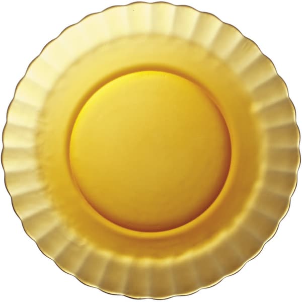 Duralex PICARDIE AMBER desserttallerken, orange, diameter 205 mm - sæt med 6 stk.