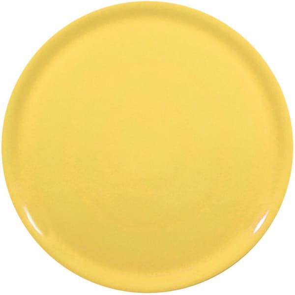 Special pizzatallrik i porslin, gul, diameter. 31 cm - set med 6 st.