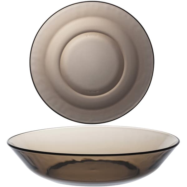 Duralex LYS SEPIA djup tallrik brun 210 x 45 mm - set om 6 st.