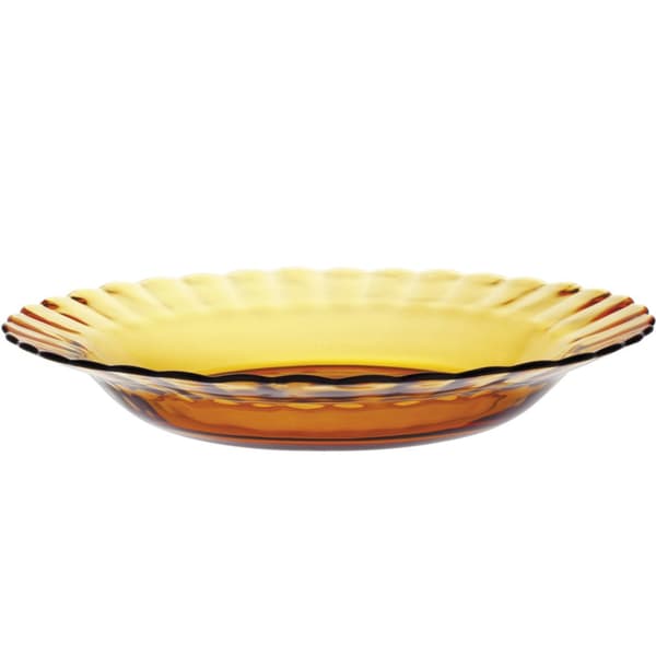 Duralex djup tallrik PICARDIE AMBER orange 230 x 35 mm - set om 6 st.