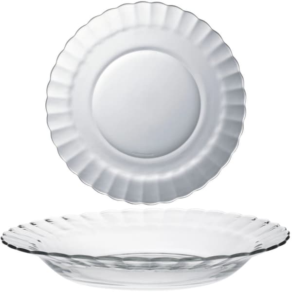 Duralex PICARDIE djup tallrik, transparent, 230 x 35 mm - set med 6 st.
