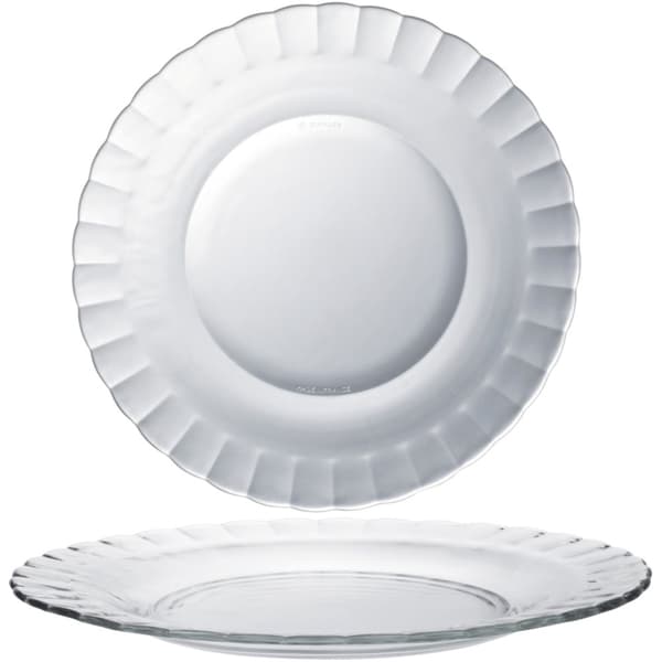 Duralex PICARDIE tallrik genomskinlig 230 x 20 mm - set om 6 st.