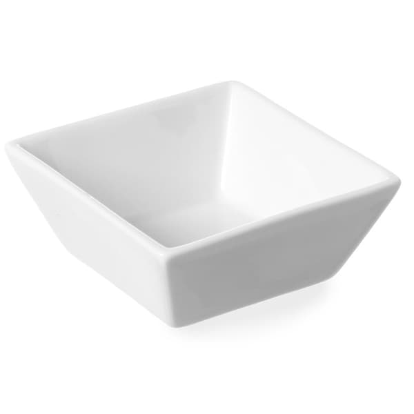 Cuadrado TAPAS MINI snackskål i porcelæn, sæt med 6 stk. - Hendi 784327