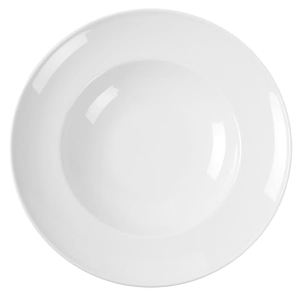 OPTIMA spagettilautanen, valkoista posliinia, halkaisija 260mm sarja 6 kpl. - Hendi 770948